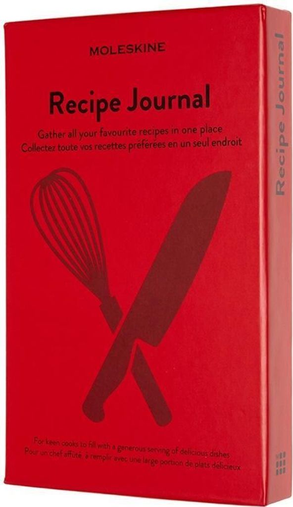 Notitieboek Moleskine Passion journal recepten rood Immagine del prodotto 