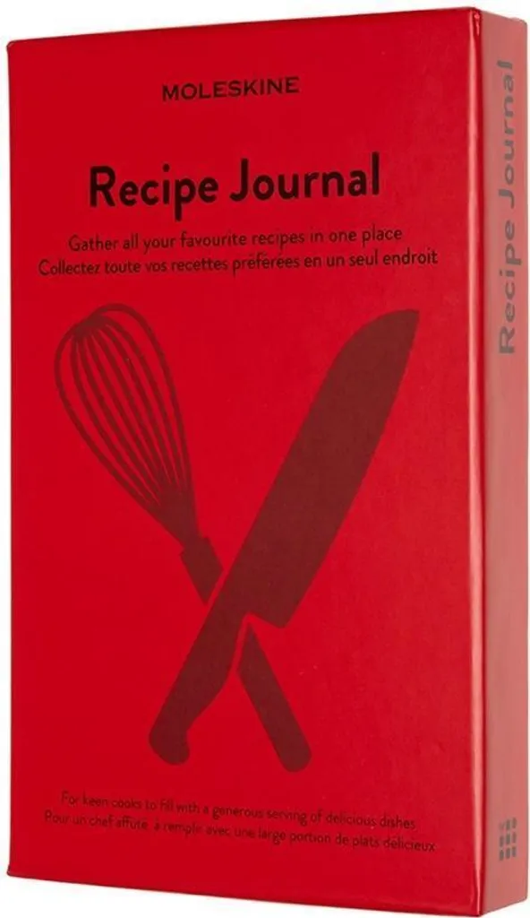 Cahier de Recettes Moleskine Passion Rouge - Carnet Cuisine A5 Rigide