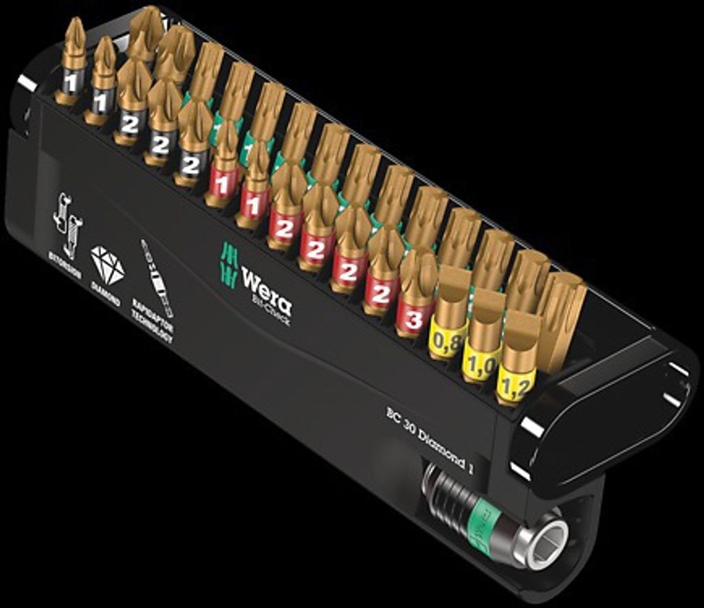Wera - Bit-Sortiment, Bit-Check 30 Diamond 1, 30-teilig; Produktbild 
