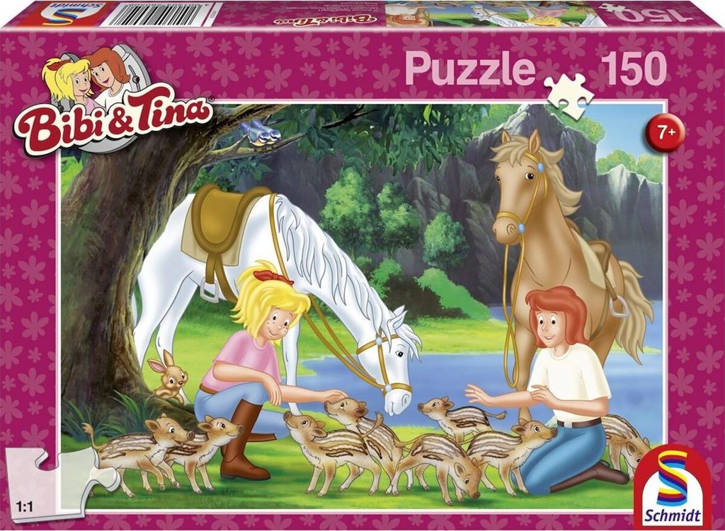 150 Teile Schmidt Spiele Kinder Puzzle Bibi & Tina Am Produktbild 