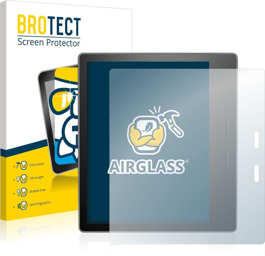 BROTECT Schutzglas für Amazon Kindle Oasis 2017 (9.Gen) / 2019 (10.Gen) Schutzfolie Panzer Folie Glas Display Schutz klar