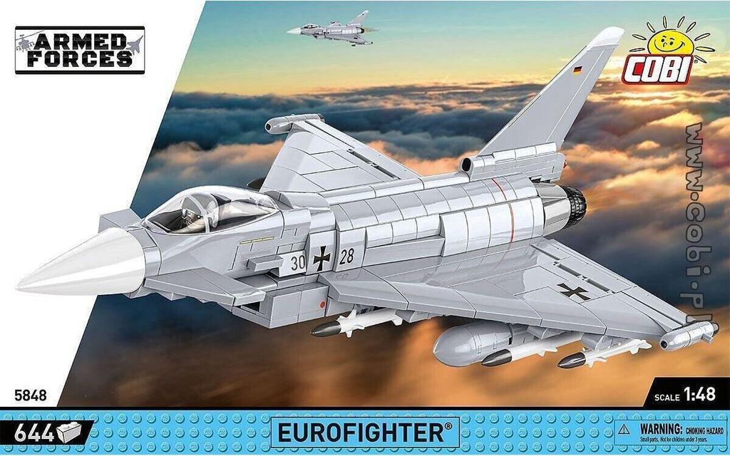 Cobi-5848 - 644 Pcs Armed Forces /5848/ Eurofighter Typhoon G