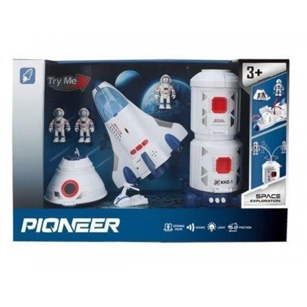 Set Raumstation + 3 Kosmonauten