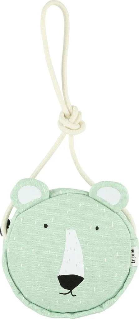 Borsa a tracolla rotonda Orso Polare - Accessorio Donna e Bambina