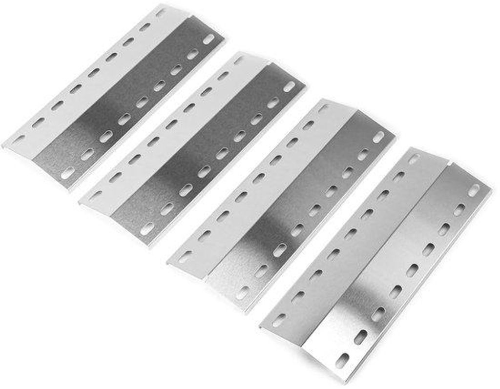 Universal reservedeelset - Roestvrij staal - 41 x 14 cm - BBQ-Set - 4 Stück