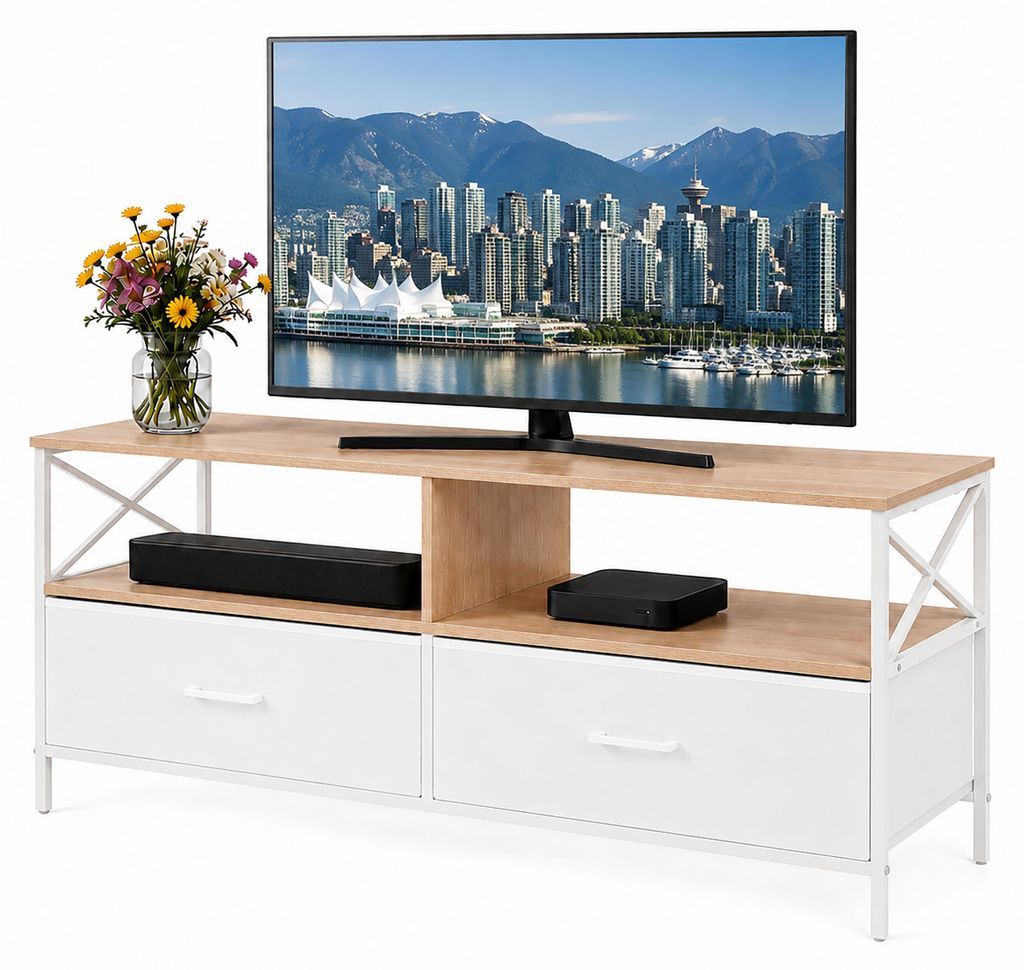 Relaxdays, mobile TV, altezza x larghezza x profondità: 50 Immagine del prodotto  Immagine generata dall'IA