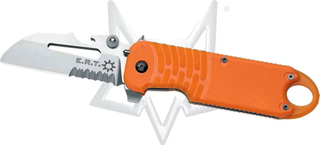 Couteau pliant FOX Ert Lama profil Sheepfoot avec manche ergonomique noir