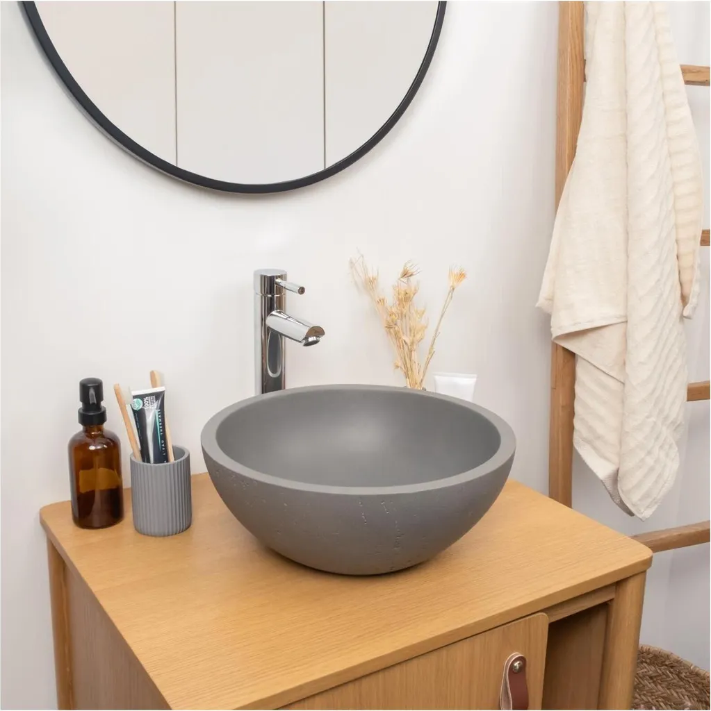 Lavabo Quadrato FLORE 36,2x36,2 cm | Soluzione Arredo Bagno Moderno
