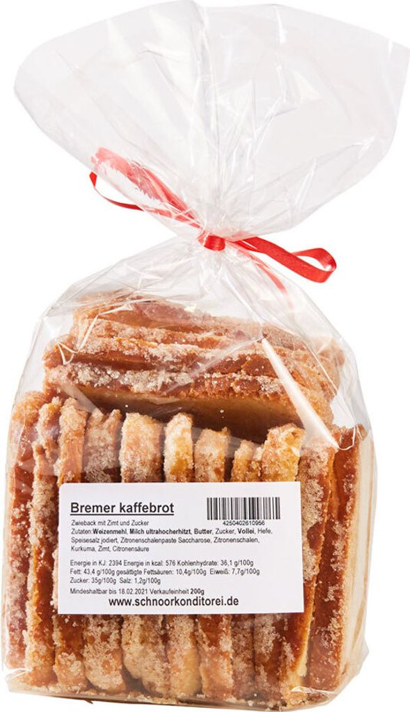 Gebäck Bremer Kaffeebrot Produktbild 