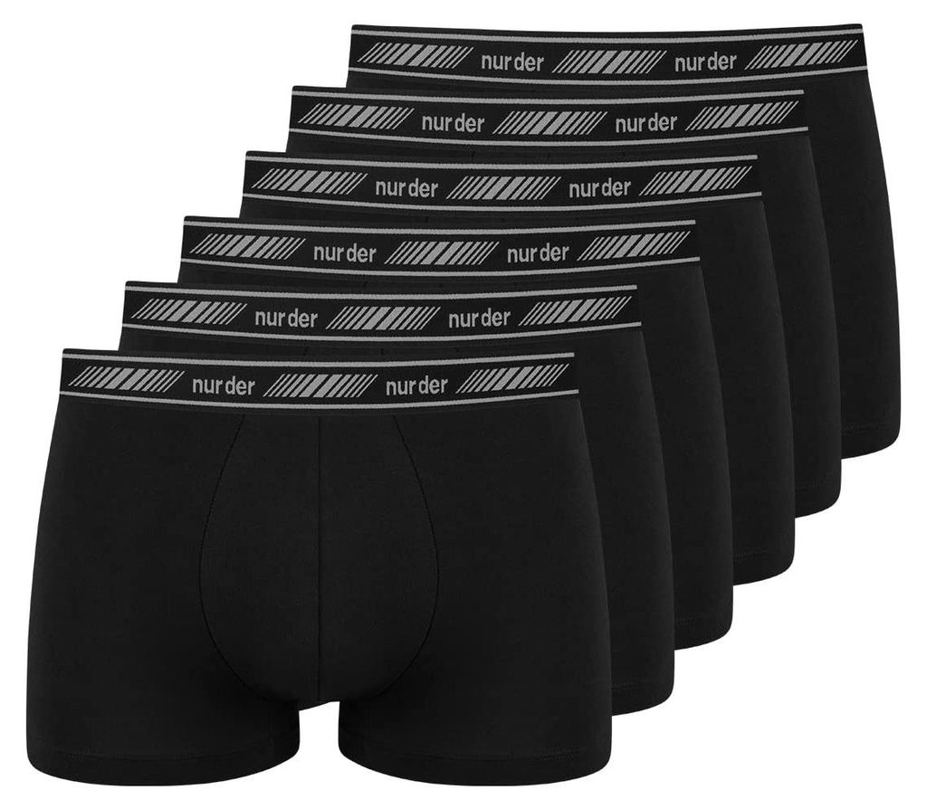 NUR DER Boxer 3D-Flex 6-balenie Classic – čierna – veľkosť Obrázok produktu 