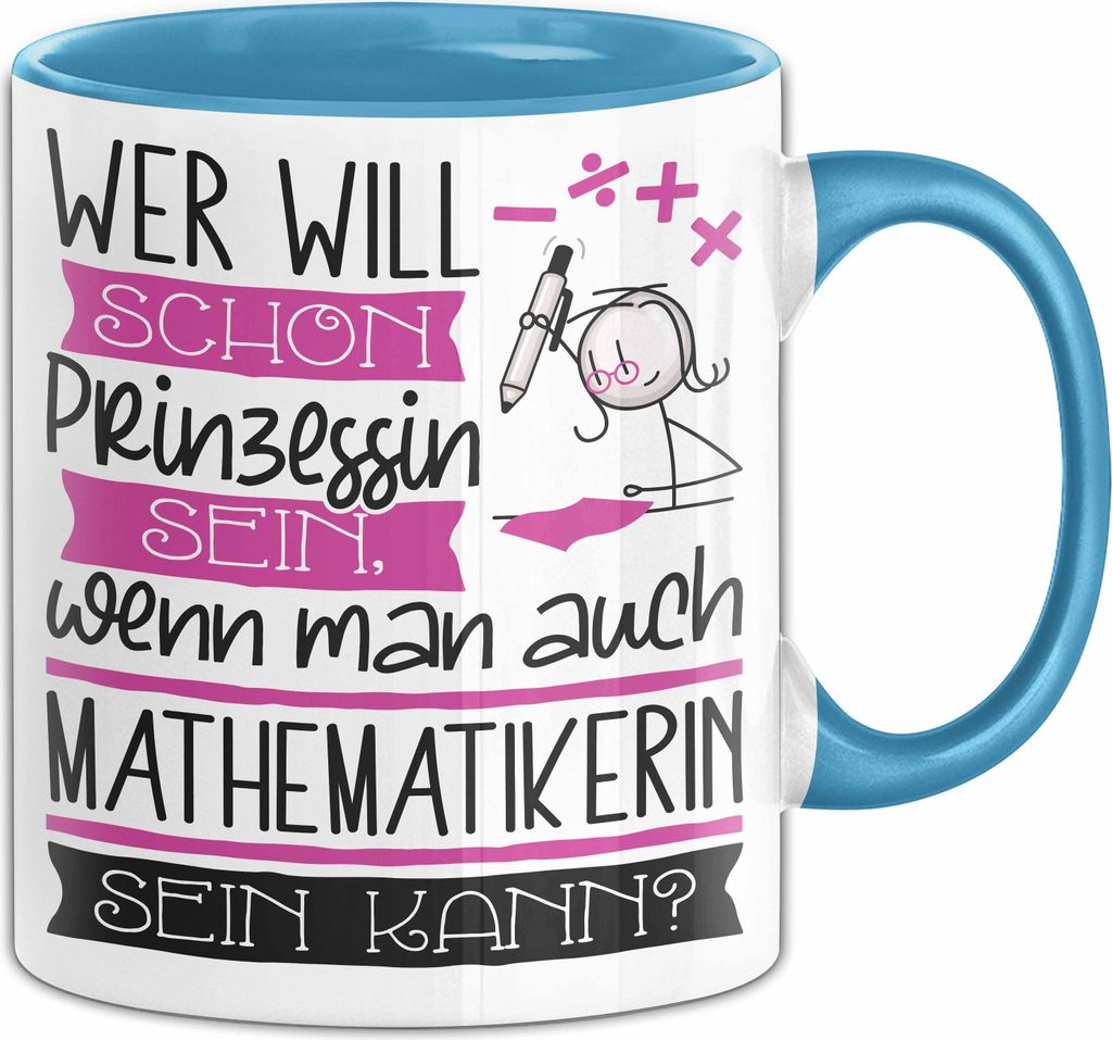 Mathematikerin Tasse Geschenk Spruch Wer Will Schon Produktbild 