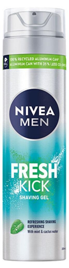 NIVEA Men Fresh Kick scheergel, 200 ml Productafbeelding 
