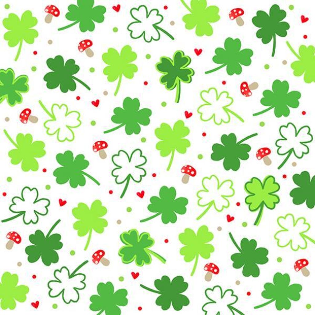 Braun + Company Lucky Day, Grün, Weiß, Seidenpapier, Produktbild 