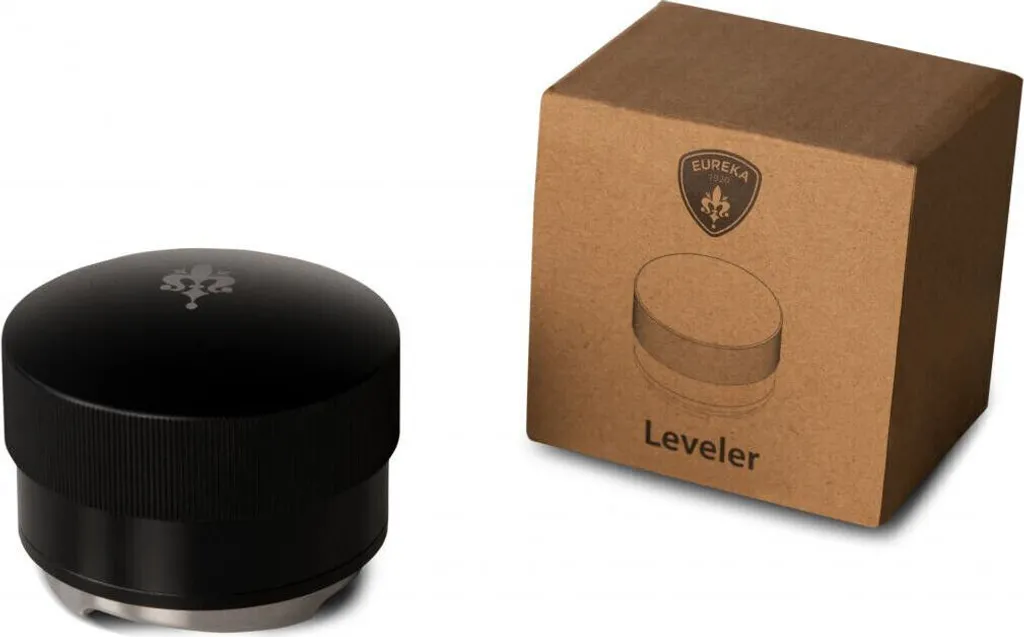 Livellatore Eureka Nero 58,3mm: Design Italiano per il tuo Caffè