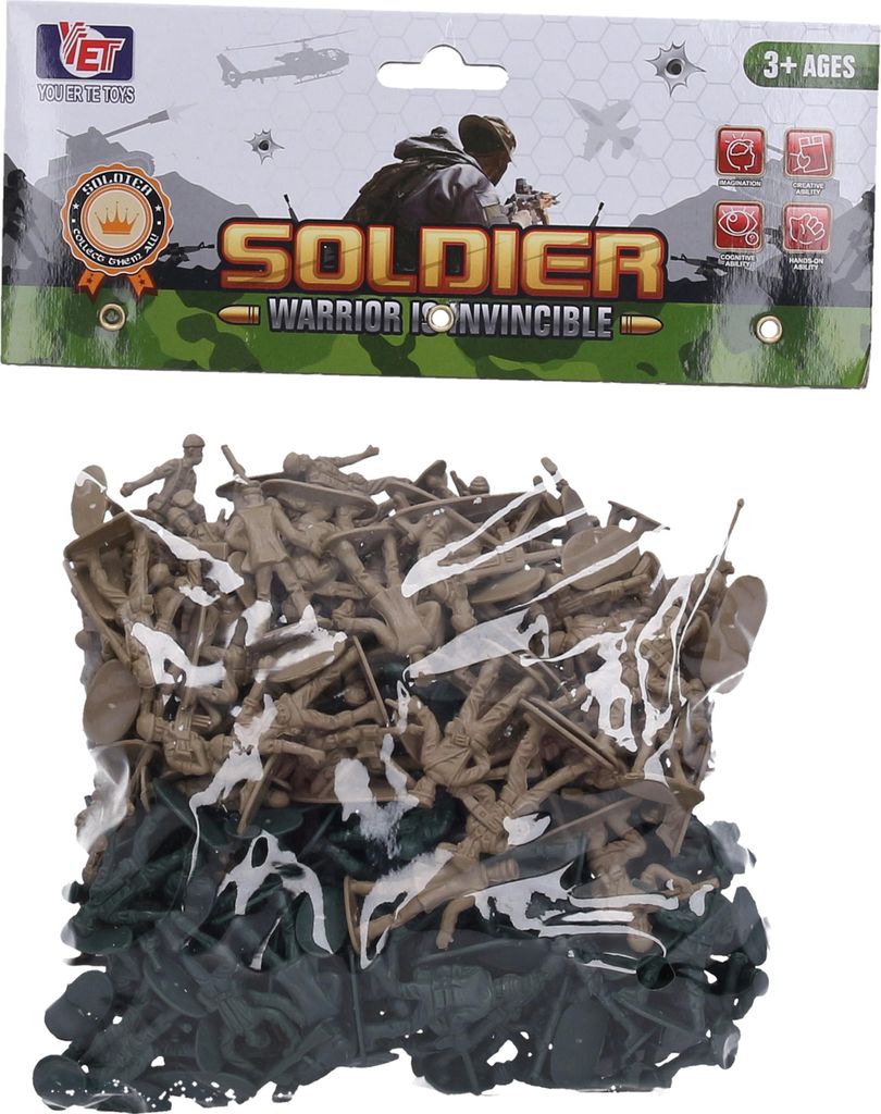 Figurky vojáci set 200 ks 4 cm Obrázek produktu 