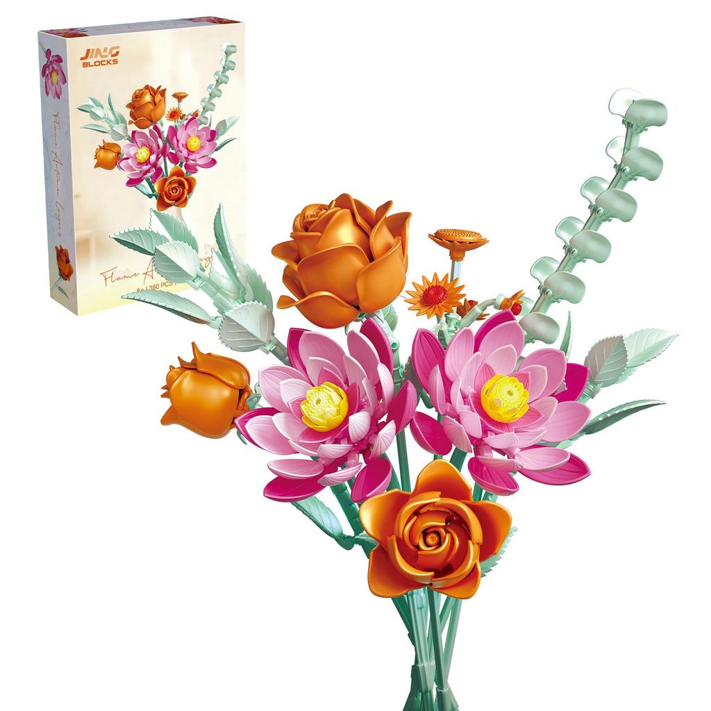 Blumensträuße Bausteine Blume Set, Blumen und Pflanzen Produktbild 