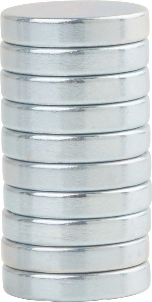 VBS Magnete Extra Stark 10 Stück 10 mm Durchmesser 2 mm Dicke
