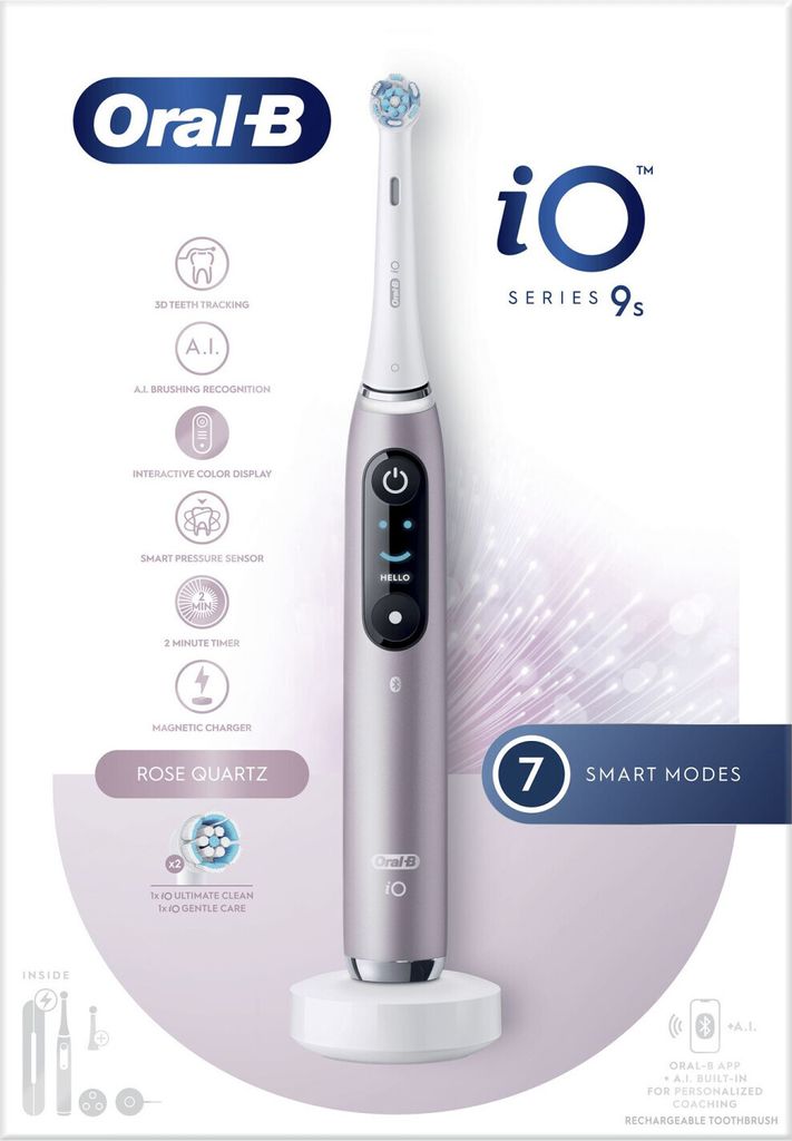 Oral-B iO 9S Brosse à dents rotative vibrante pour adultes Image du produit 
