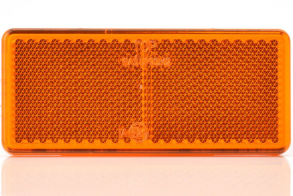 Bočný reflexný prvok 96x42 mm s lepiacou páskou Obrázok produktu 