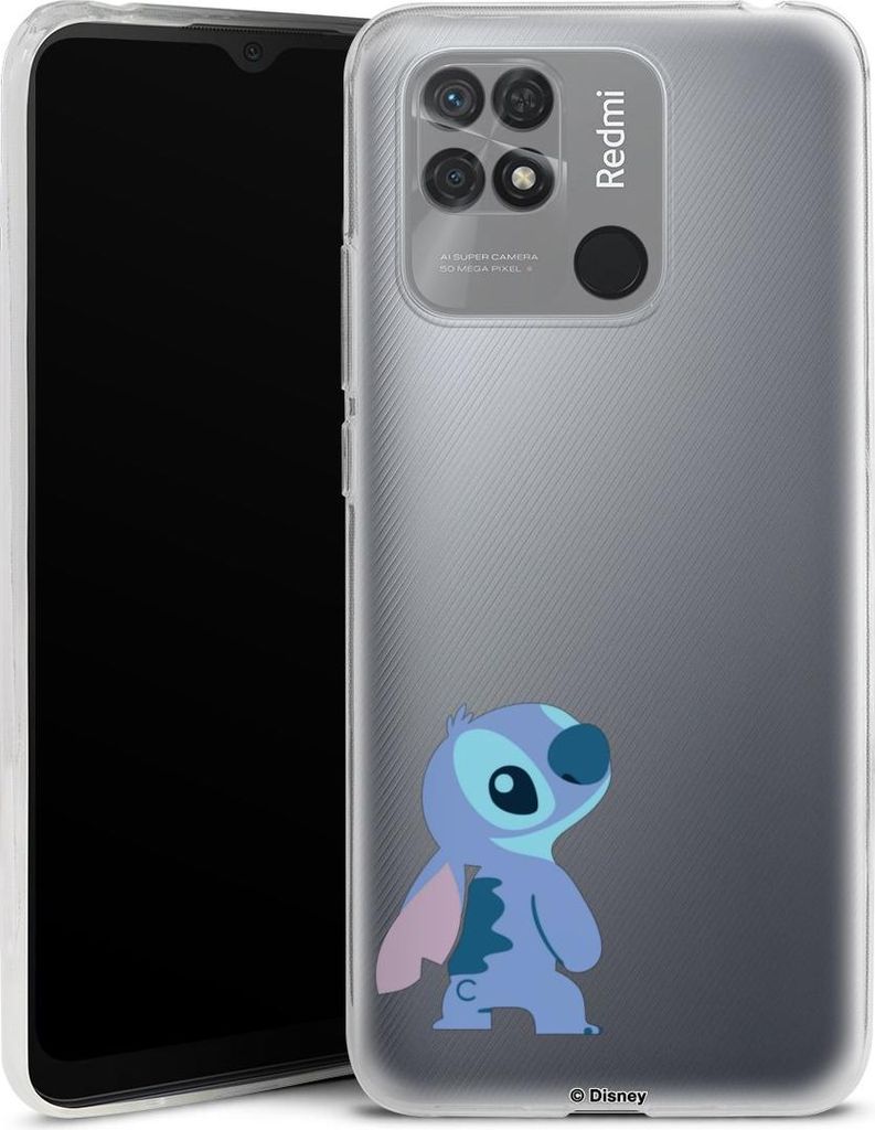 DeinDesign Slim Hülle für Xiaomi Redmi 10C Silikon Case Ultra Dünn Handyhülle Disney Fanartikel Lilo & Stitch