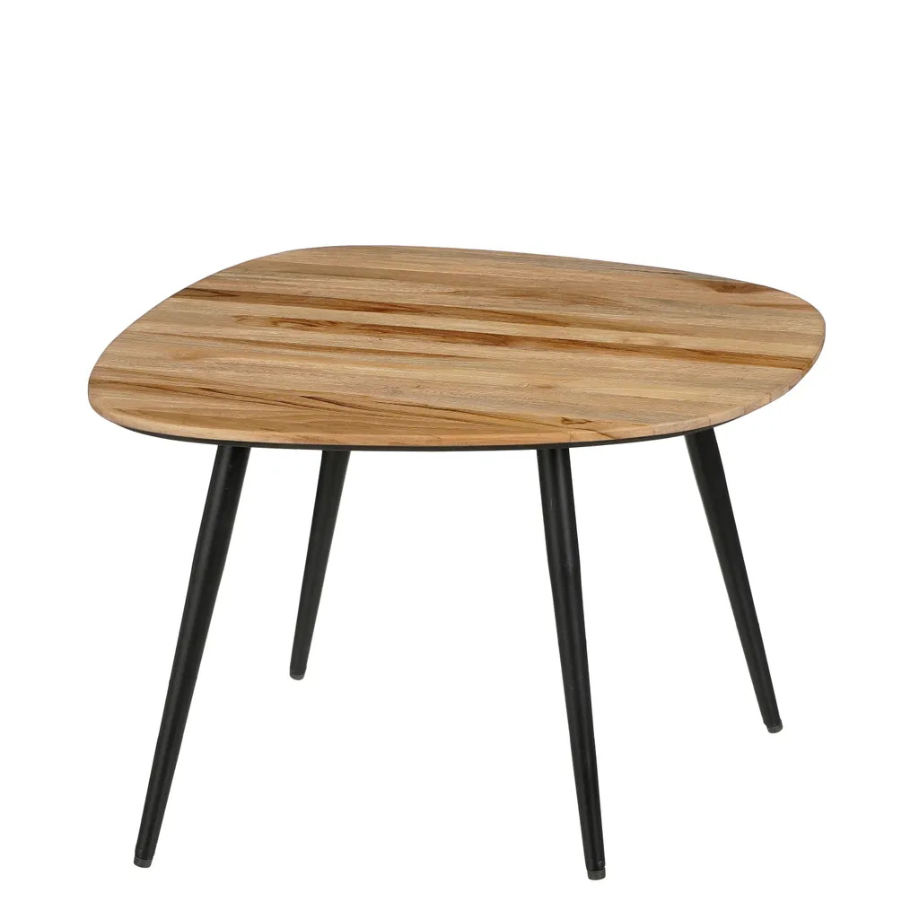 Mica Decorations Jailey Table d'appoint en bois marron - Set de 3 pièces - 5