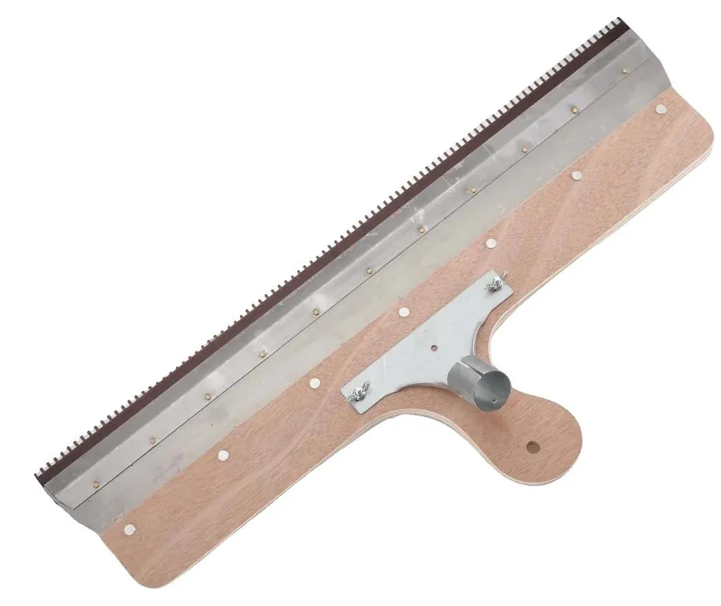Outil de maçonnerie : Râpe à béton 560mm Inox manche bois - Pro
