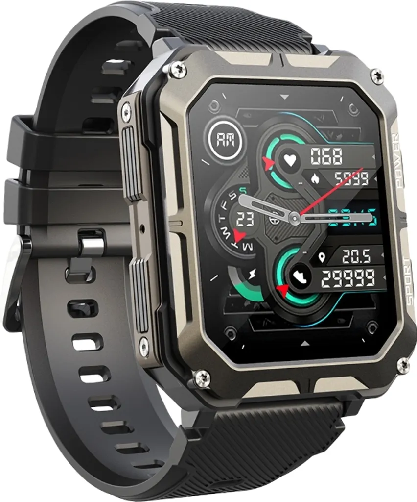 Rubicon RNCF27 NERO Smartwatch: Monitoraggio SpO2 e 100+ Sport - 3