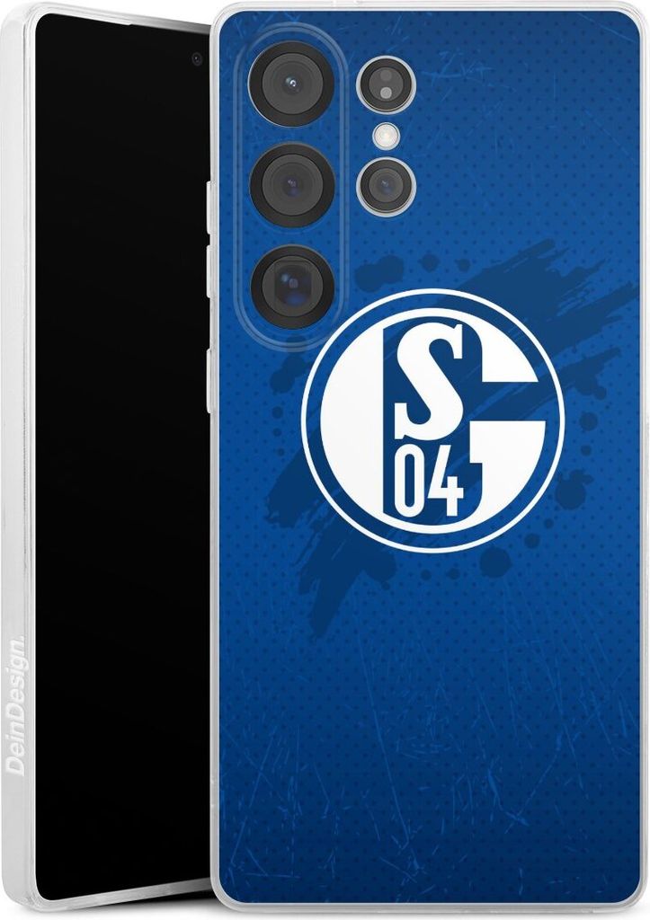 DeinDesign Handyhülle für Samsung Galaxy S25 Ultra Silikon Hülle Case Smartphone Schutzhülle Bundesliga FC Schalke 04 Offizielles Lizenzprodukt