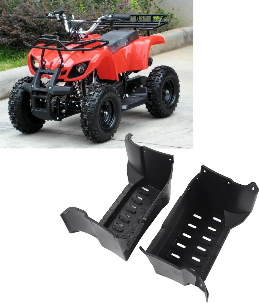 Paire de pédales repose-pieds antidérapantes pour quad et buggy tout-terrain
