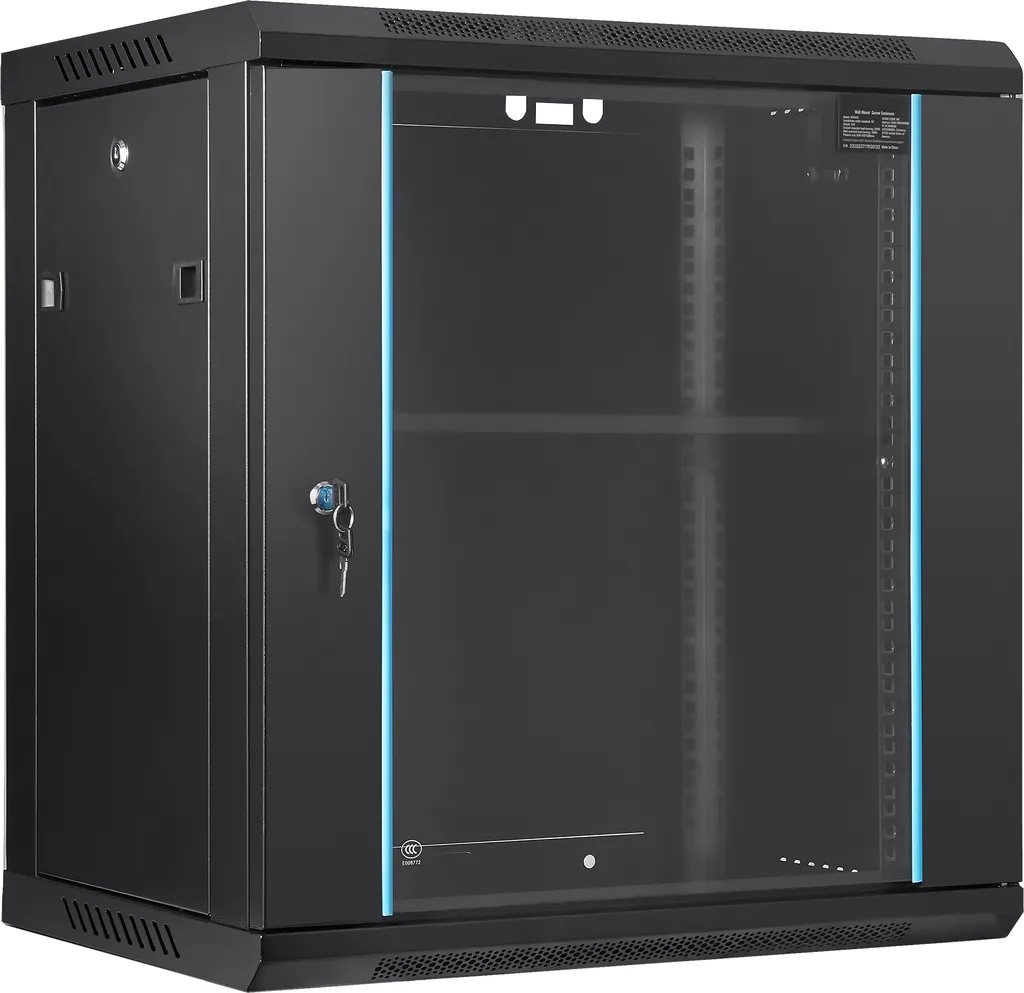Rack Serveur Mural 12U SucceBuy avec Charge 90kg et Porte Verrouillable