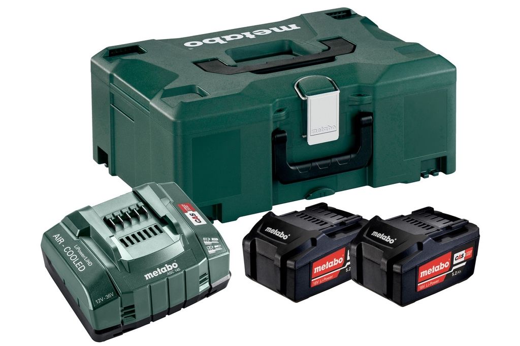Metabo Basic - Set 18V 2 x 5.2 Ah + ML