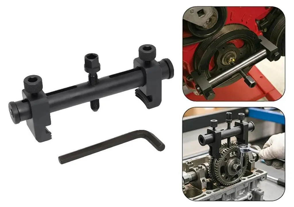Outil extracteur de poulie et vilebrequin plat en acier 1045