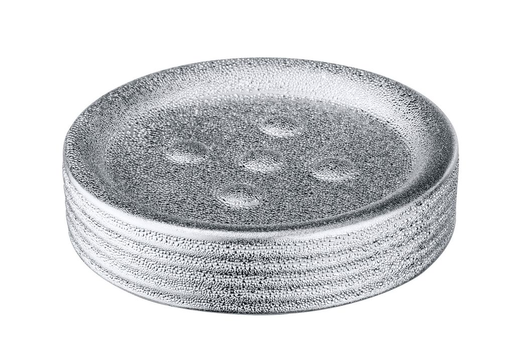 Seifenablage Polaris Juwel Silber Keramik Produktbild 