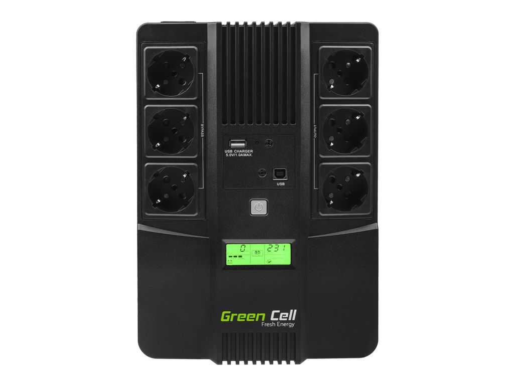 Green Cell Zasilacz Awaryjny Ups06 Aio 600Va 360W Zdjęcie produktu