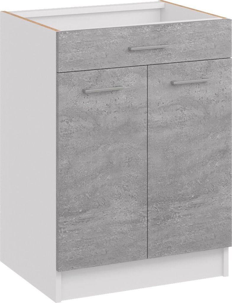 röe-furniture Küchenunterschrank Graubeton Betonoptik Produktbild 