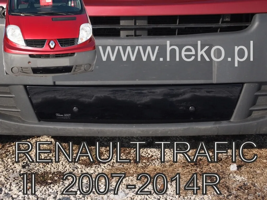 Cache calandre d'hiver pour Renault Trafic 2007-2014 protection bas - 2