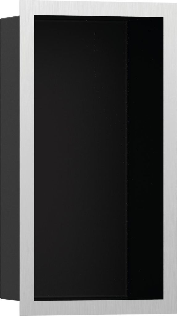 hansgrohe XtraStoris Individual Wandnische Mattschwarz mit Designrahmen 300x150x100 mm, 56095800