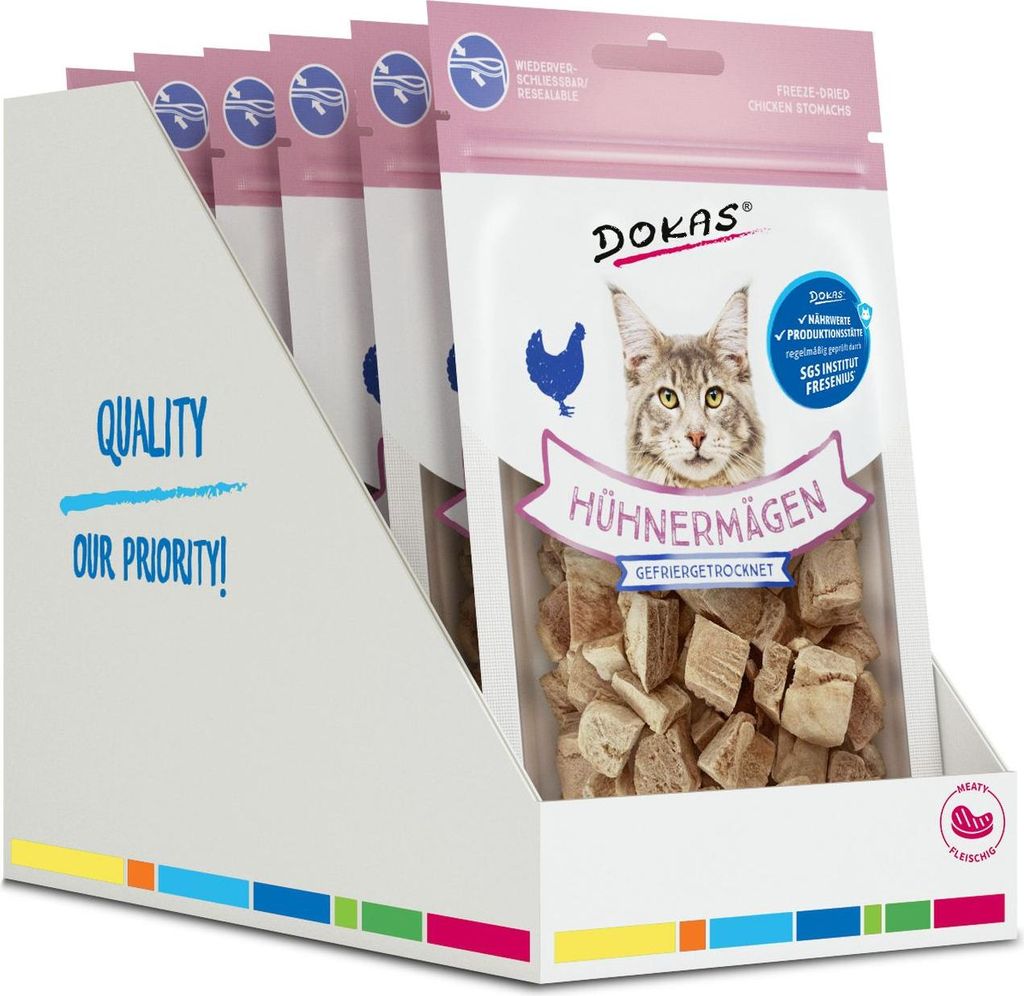 DOKAS - Hühnermägen 6er Pack (6 x 12g) Produktbild 