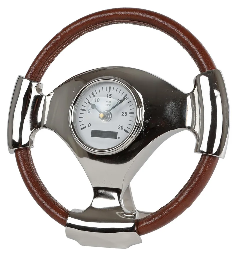 Décoration de bureau horloge voiture de course 27cm, idée cadeau homme