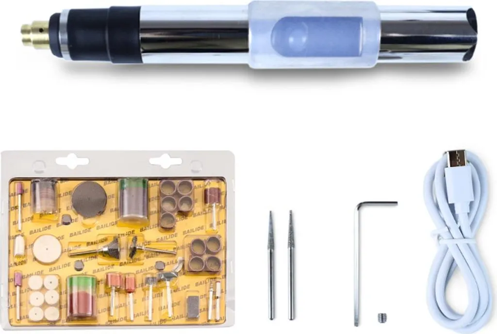 Mini ponceuse électrique sans fil 3 vitesses pour gravure et polissage