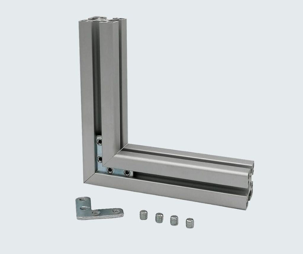 Gehrungsverbinder 90° für Gehrungsschnitte Nut 10 Item Aluprofil- 1 Stück