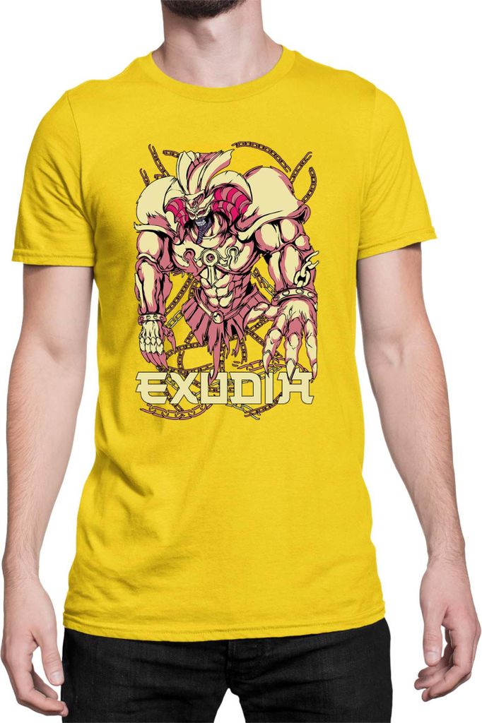 Herren T-Shirt Japan Manga Anime Comics Yu Gi 028, Man L / Gelb