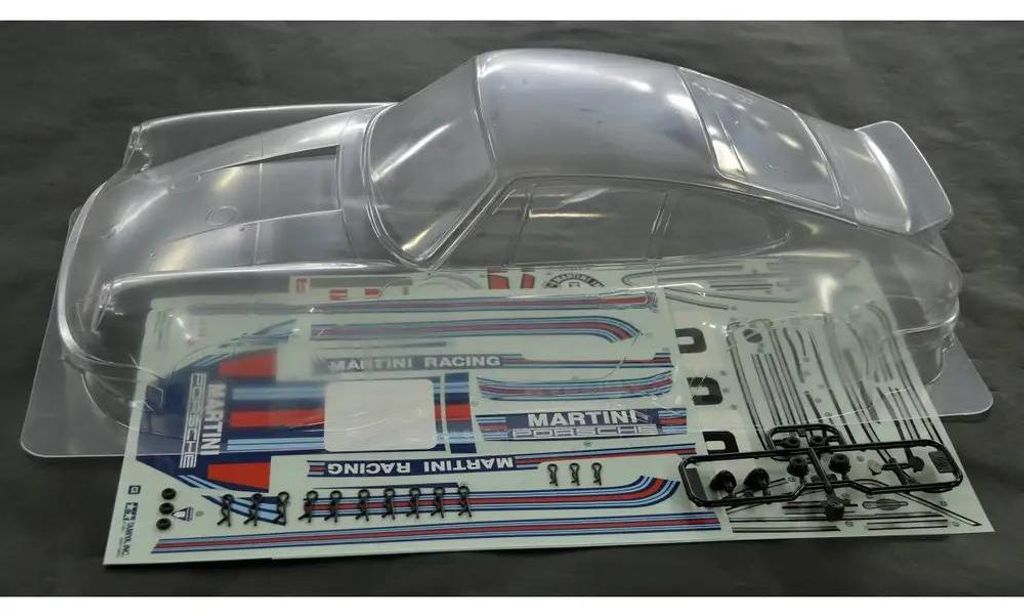 CARSON|TAMIYA Karoserie-Satz Porsche911 Carrera RSR Martini