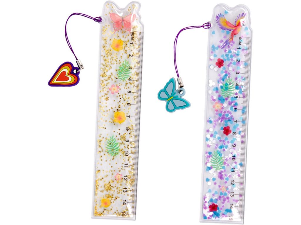 Die Spiegelburg Glitzer-Lineal - I love Paper, sort. bunt Produktbild 