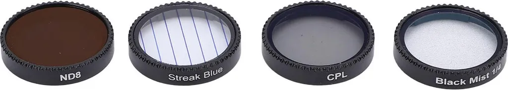 set di filtri per obiettivi per droni 4 in 1 per vetro ottico NEO ND8 CPL Blue Streak Black Diffusion 1/4 fotografia vlogging