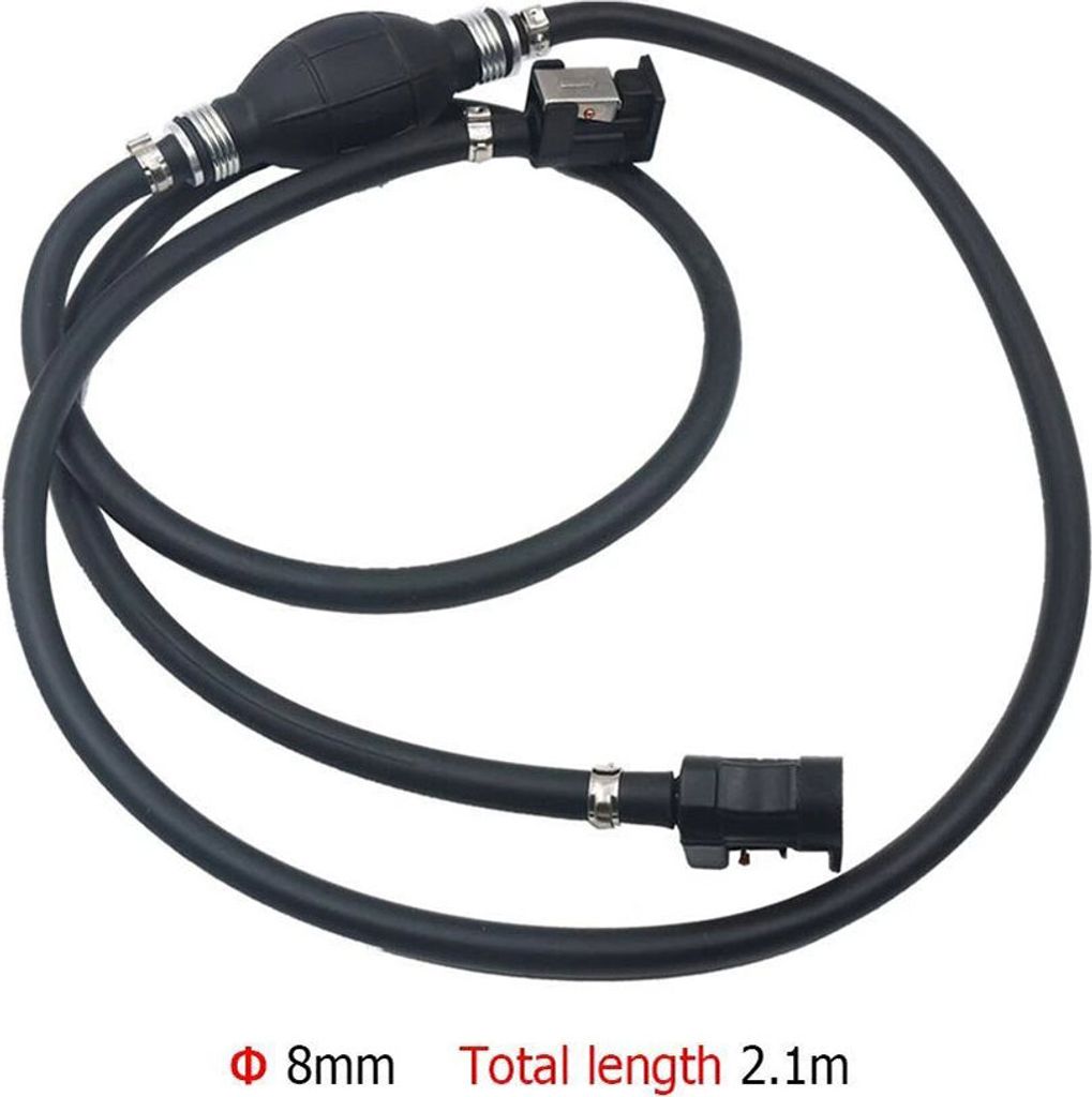 8mm Motor Kraftstoffschlauch Benzintankanschluss für Yamaha Mariner Außenborder