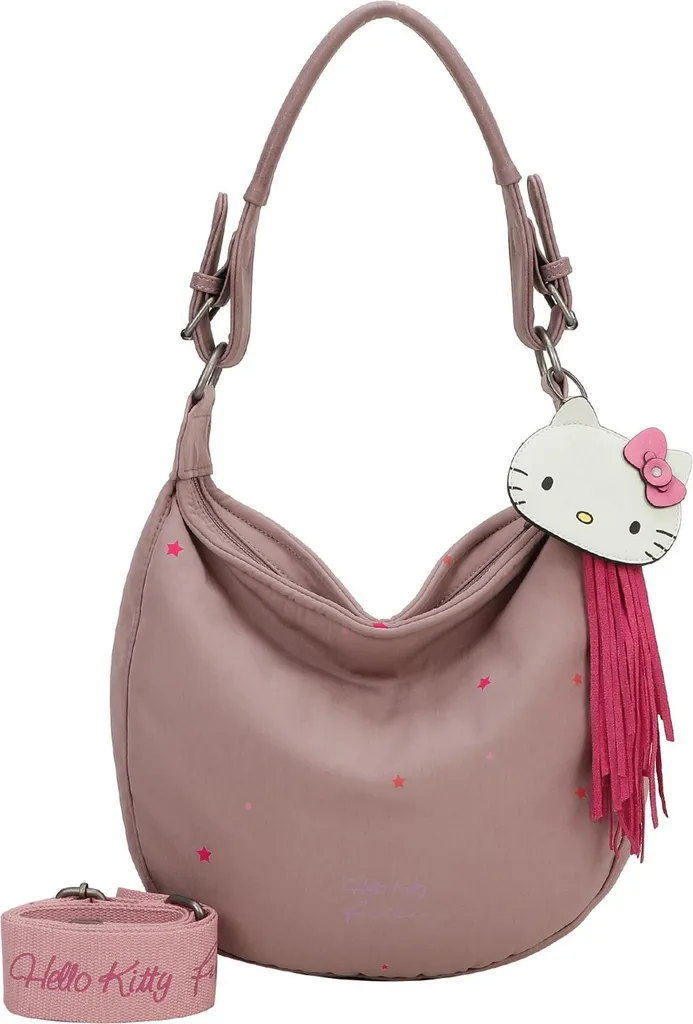 Fritzi aus Preußen Sky Stars Hobo Bag Taupe - Borsa a Tracolla Elegante