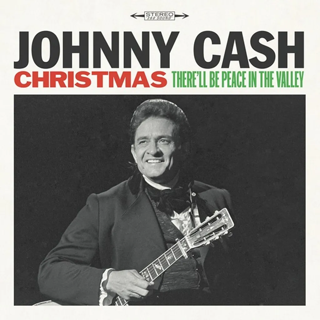 Johnny Cash Noël LP - There'll Be Peace In the Valley (Vinyle Neuf)