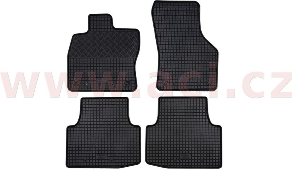 gumové koberečky černé (sada 4 ks) 5742X12 Obrázok produktu 
