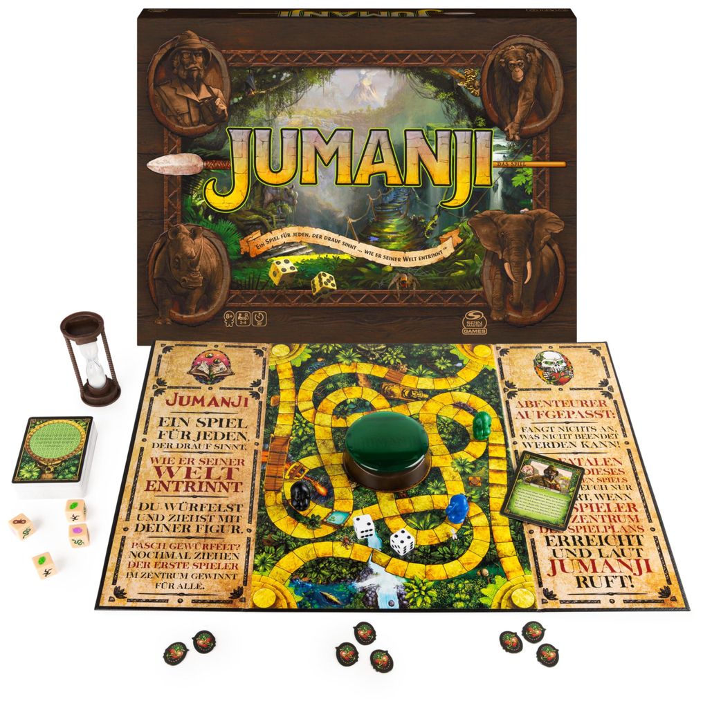 Jumanji - Duitse heruitgave (het actievolle gezelschapsspel Productafbeelding 